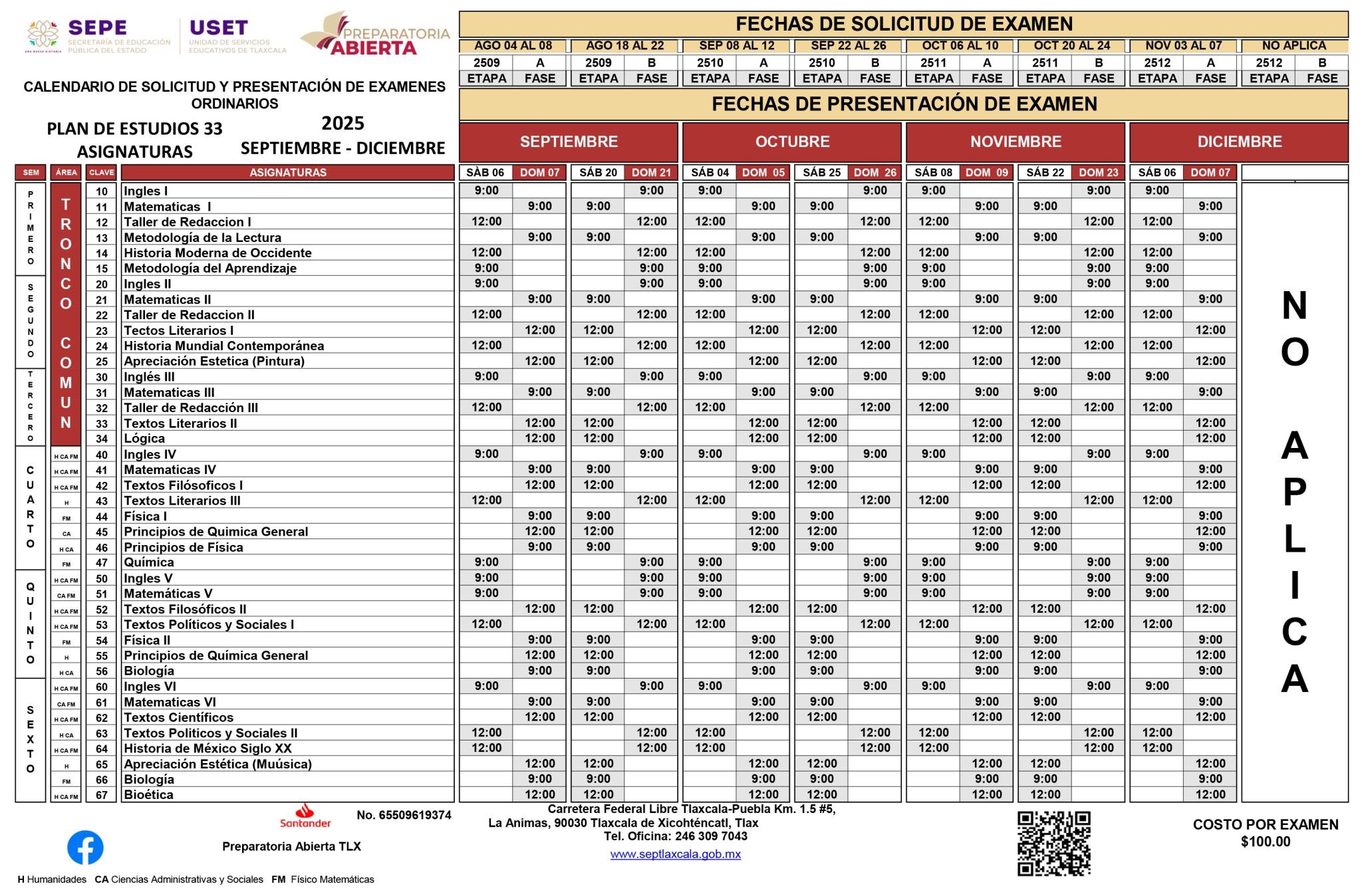 3CAL_ORD_SEP_DIC_asignaturas